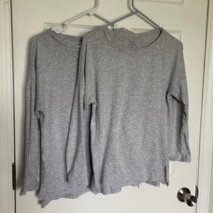Set of Gray Banana Republic long sleeve - size s